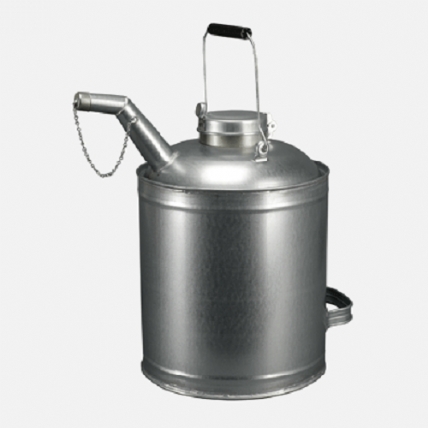Discharge spout for metal jerry cans